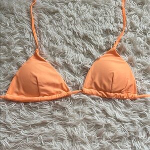 Orange Triangle Bikini Set
